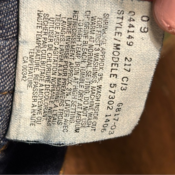 Vintage Levi's Dark Blue Denim Maxi Skirt - Picture 7 of 8